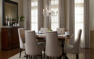 Draperies Chairs Dining Room