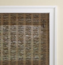 woven wood with waterfall option